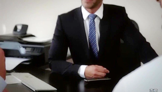 Muscular Office Studs Craig Aymeric Unleash Their Lust – Steamy Workday Blowjobs at
