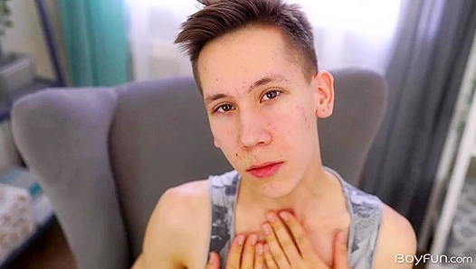 Jekas Massive Cock Steams Up the Room in Scorching BoyFun Audition