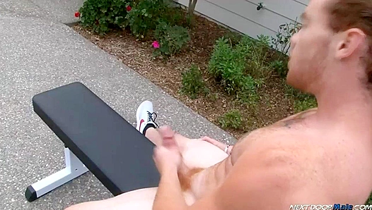 James Jamessons Steamy Outdoor Adventure with His Ripped Neighborhood Buddy - Raw Gay