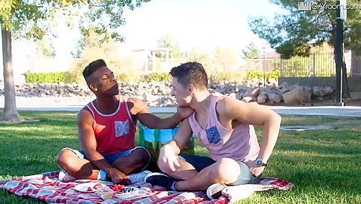 Mateo Rose Swallows Adrian Harts Massive Ebony Shaft – ManRoyale