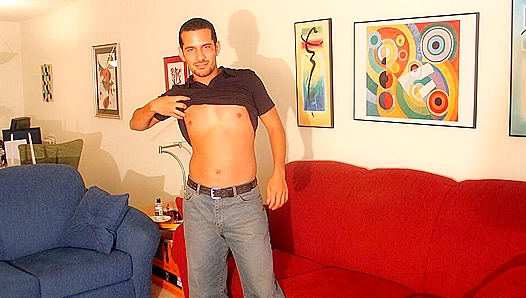 Marios Solo Session: Suave Stud Takes Pleasure in Masturbation – CircleJerkbGuys 18+