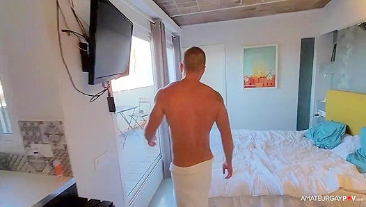 Mars Takes Charge: Steamy POV Threesome with Hung Amateur Beefcake – Explicit Gay Action