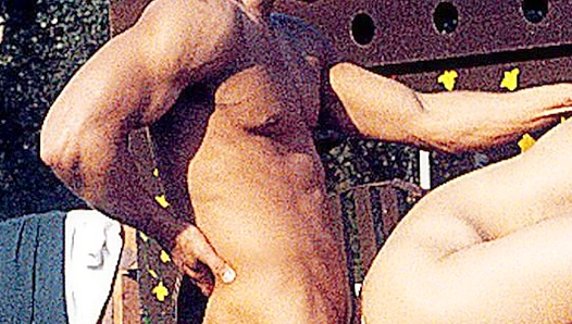 Sun-Kissed Threesome Frenzy: Martin Serban Share Lucky Guys Flesh – 18+