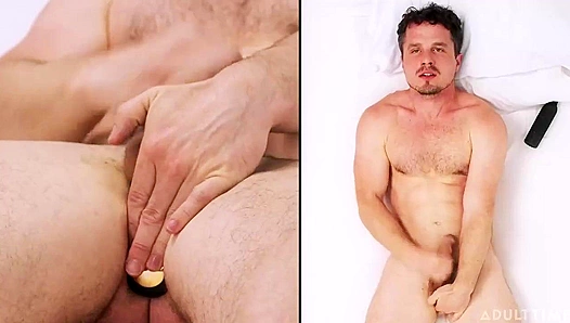 Robbys Rapturous Plug-Filled Orgasm: Explosive Moans, Mega Load