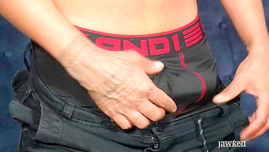 David Villas Throbbing Orgasm Unleashed on the Sofa - JAWKED 18+