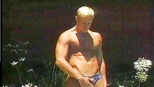 Steamy Poolside Fling: Clarke Dixons Saucy Dive into Ripe Butts - Falcon Studios