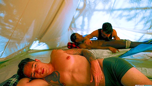 Liam, Marcus Jaydens Sizzling Campfire Threesome Ignites Under Starlit Skies