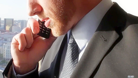 Christopher Daniels Cant Resist Topher di Maggios Huge, Gushy Load at the Office