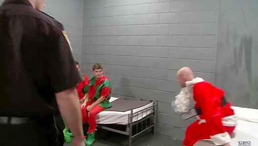 Bryce Star and Christian Wilde Share a Naughty Christmas Gift: Deep DP as Santas Hot