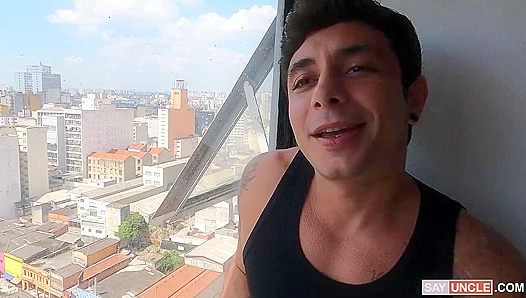 Neon Heat Ignites Passion: Latino Hunk Igors Feverish Orgasms – XXXTremeGay 18+