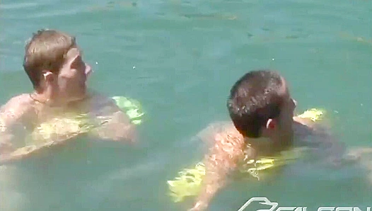 Steamy Dockside Rendezvous: Jake and Patricks Intense Cock-Thrusting Session at Falcon