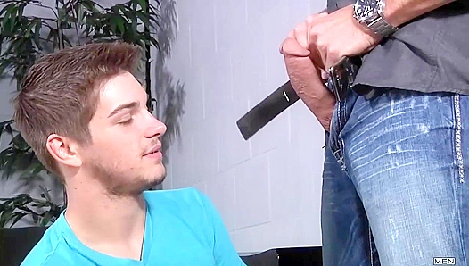 Brandons Thrilling Ride: Johnny Surrenders to Dominant Brandons Hungry Hole