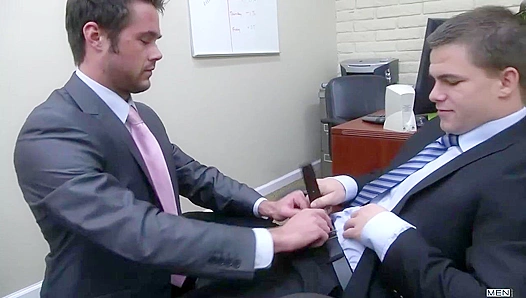: Office Affairs Ignite: Raunchy Desk Sex Between Jimmy Mike Unleashes Their 18+ Thirst