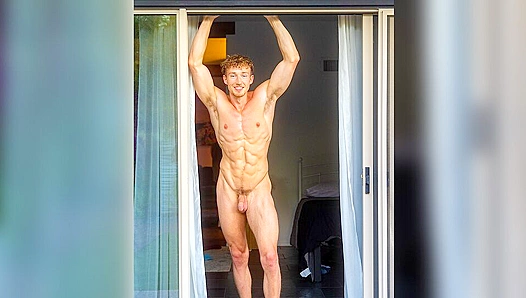 Slick Sexy Codi Flexes, Riding the Wave of a Hot Solo Orgasm – GayXXX