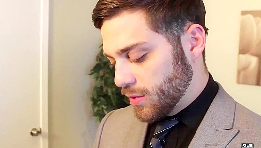 Steamy Office Affair: Tommy Defendi and Mike DeMarco Savor Steamy Anal Threeway