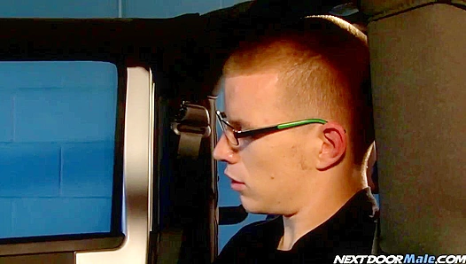 Neighborhood Temptation: Shawns Car Jacked by His Neighbors Beefy Hard-On