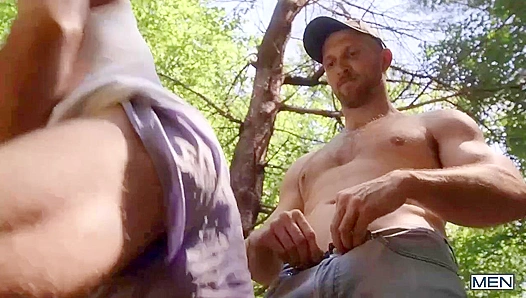 Thrilling Threesome: Paul Wagner Olivier Robert Share Passionate Depths - Hardcore Hike