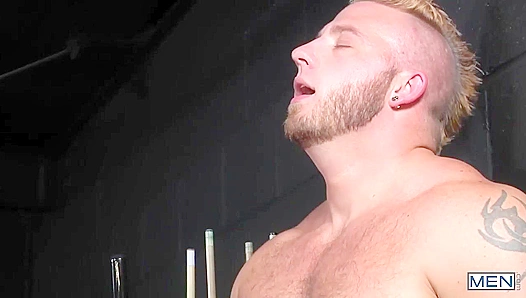 John Magnum Unleashes Depth on Aarons Raw Hole — Merciless Gay Butt Pounder Leaves