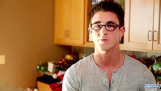 Horny Neighbor Teased: Geeky Derricks Overwhelming Orgasm – NaughtyLads 18+