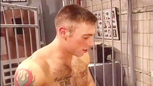 Brocks Steamy Prison Shower Pounder with Trent Atkins - Classic Vintage Gay XXX