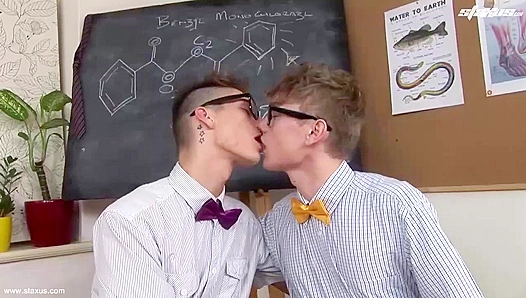 Nerdy Studs Unleash Their Inner Beast: Connor, Levi, Lucius Yorks Steamy GayXXX Thrill