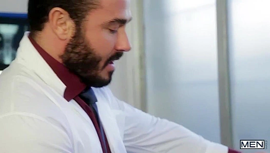 Dr. Jessy Ares Fucks Pierre Fitchs Clenching Rear – Gay Threesome