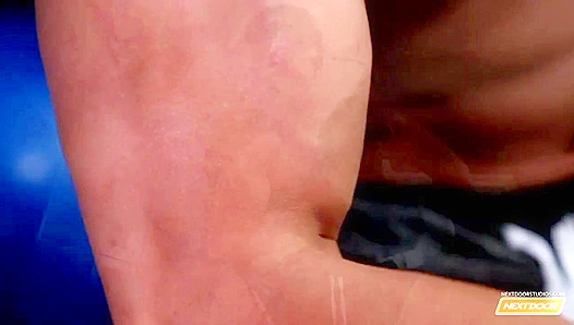 Roccos Raging Solo: Throbbing Hardcock Erupts Against Bare Wall