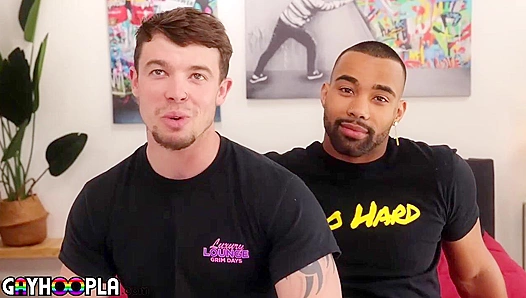 Jaxsons Insatiable Hunger: He Swallows Every Thick Inch of Jeremys Hung Interracial Cock