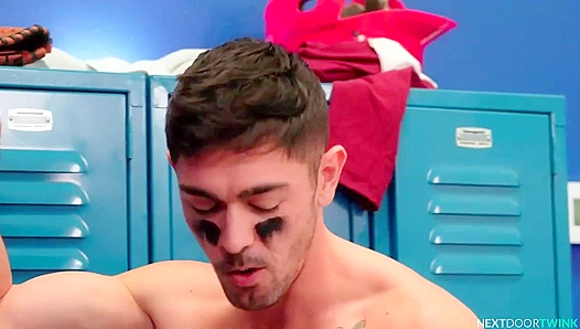 Three Twink Titans Unleash their Lust - Max, Nico Evans Steamy Threesome Mayhem