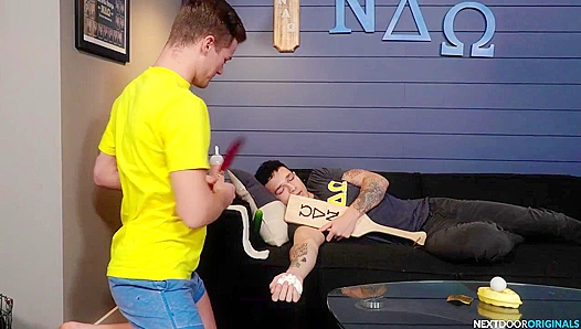 Intense Threesome Frenzy: Jayden Marcos Jonathan Tylor Pound Each Other Raw – NextDoor