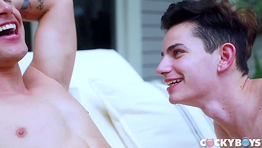Eli Bennett Craves Tayte Hansons Thick Cock Outdoors – CockyBoys 18+