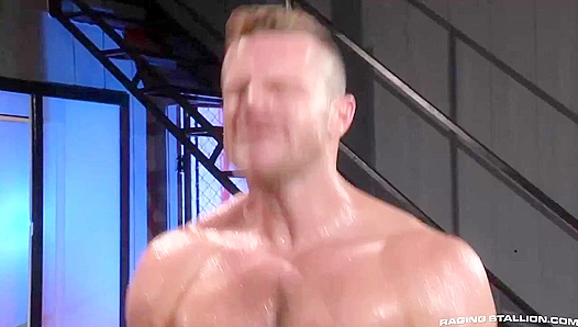 Johnny V, Landon Conrad Rev Up for a Sizzling Car-Guy Threesome