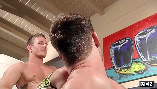 Cowboy Lust: Paul Dominates Alexander in Raw Thoroughbred Sex – Str8toGay 18+