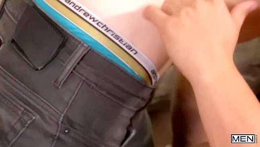 Rough anal conquest: Donny Forzo dominates Luke Adams in intense, raw backdoor action –