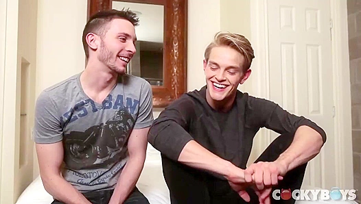 Arnauds Thick Rod Fills Jetts Tight Hole as He Grinds Back – CockyBoys