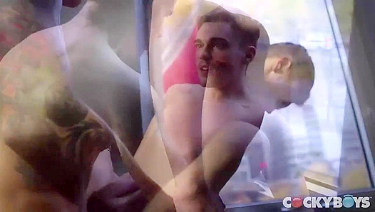 Asher Hawk and Pierre Fitch Engage in Intense, Sweaty Bareback Session – CockyBoys