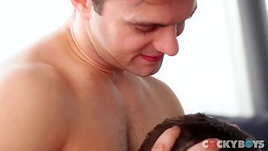 Craving Deep Anal Thrusts: Davids Hot Hungry Hole for Gabriels Massive Cock - CockyBoys