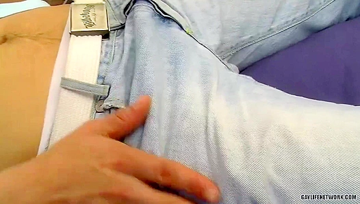 Clark Foxs Nasty Solo: Throbbing Cock Gets Slathered in Hand Cream for a Sticky