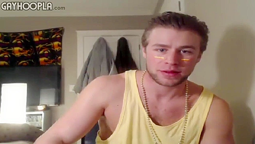 Blond Hunk Brads Massive Meat Gets Stroked and Plugged