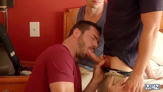 Sweaty Muscles Collide: Darin Silvers, Billy Santoro, Jack Hunters Raunchy 3-Way Thrill