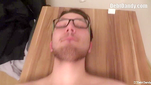 Geeky Glasses Guy Gets Wrecked by Thick Meat, Ass Stretched Wide for His Debt – DebtDandy