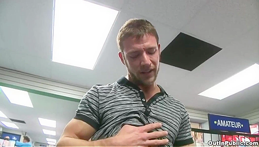 Steamy Public Threesome: Kevin Crows Aarons Hung Manhood in a Wet, Musky Affair –