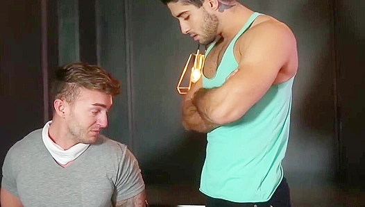 Diego Sans Impales Jake Ashford on His Massive Latino Meat – Deep Throating Frenzy