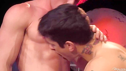 Falcon Edge: Brent Pierres Huge Cock Threesome Adventure