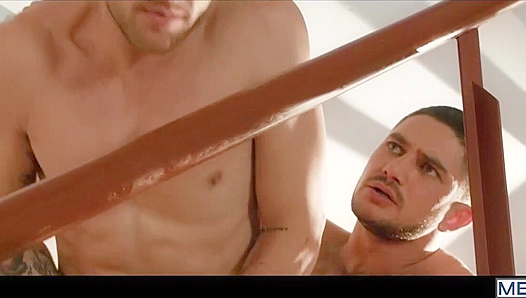 Taytes Desperation Ignited as Dato Takes Him Rough on the Stairwell Rampage – TinyGays 18+