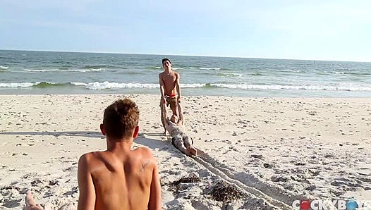 Kody Stewart Surrenders His Tight Hole To Jason Maddoxs Hung Thirst Outdoors - CockyBoys