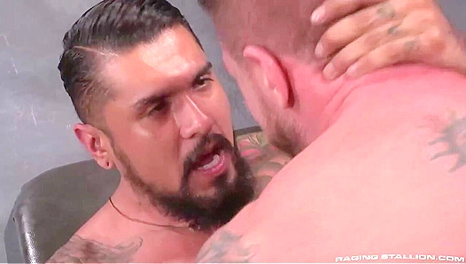 Boomer Banks and Rocco Steele Unleash Their Massive Manhoods in Epic Bareback Battle at