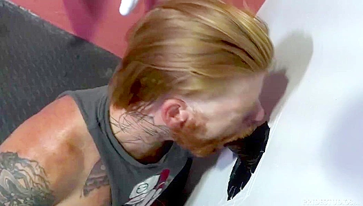 Bennett Aarons Glory Hole Orgy: Raw, Unbridled Thrills from His Throbbing Cock