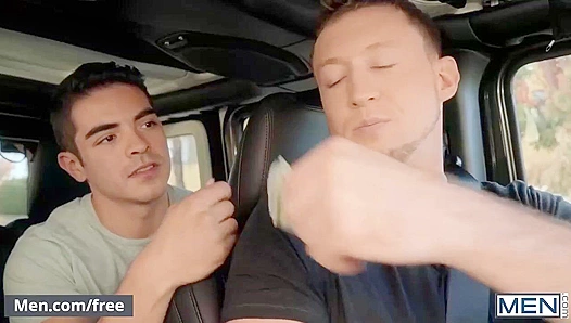 Pierce Paris Devours Cazden Hunters Innocent Pussy in a Wild Gay Debut