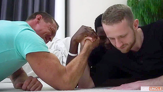 Triple Heat Threesome: Austin, Pierce Drake Ignite Passion in Steamy Interracial Raw